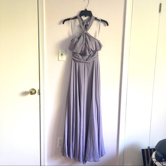 Bridesmaid dusty purple dress - Picture 3 of 6